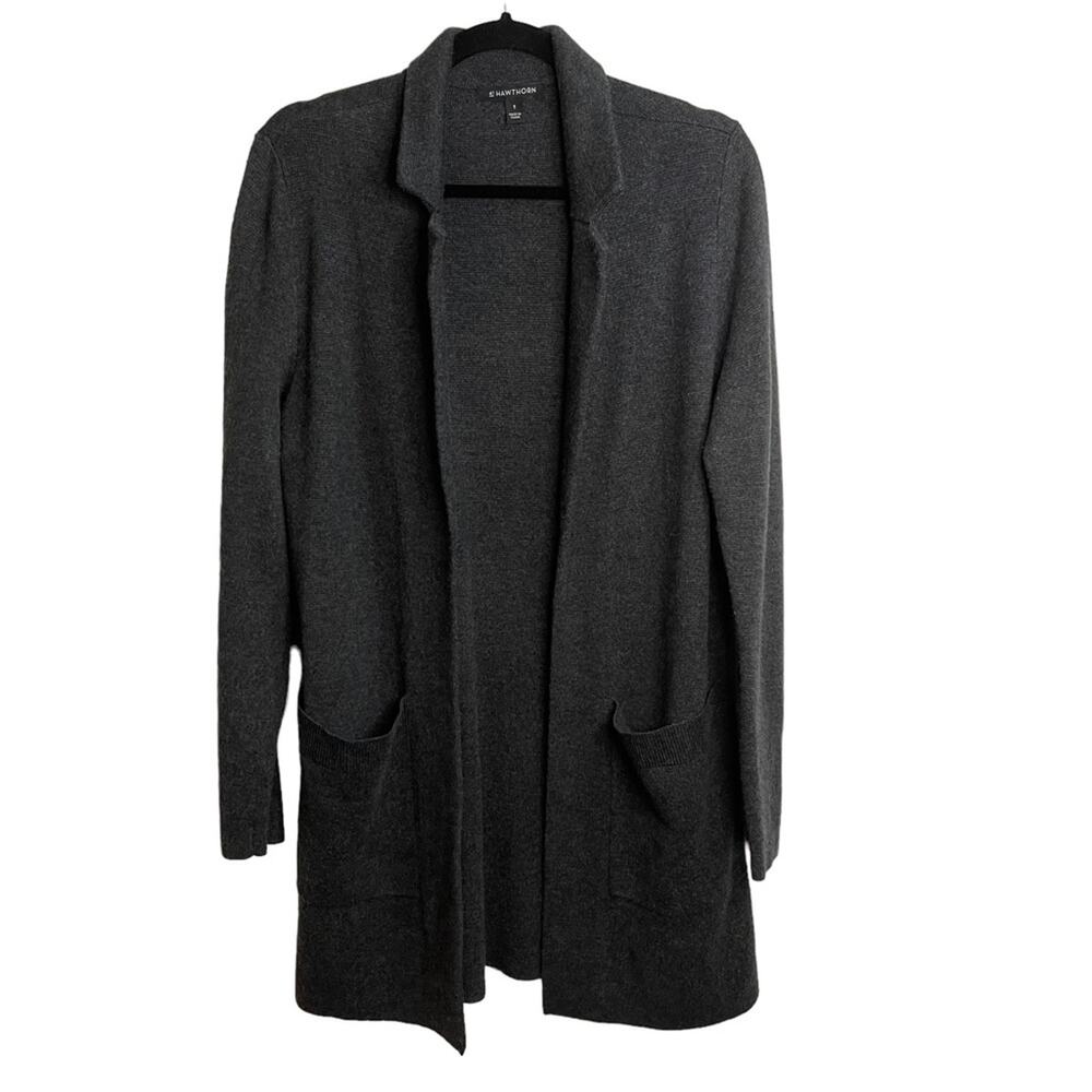 41 Hawthorn Gray Open Front Cardigan